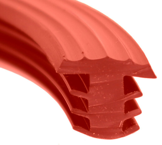 antislip profiel rood rubber