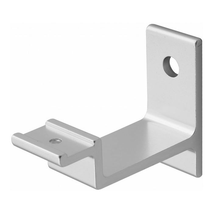 Trapleuninghouder VLAK zilver, keilboutbevestiging main product photo