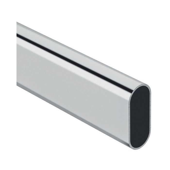 Kledingroede ovaal verchroomd 1200 mm main product photo
